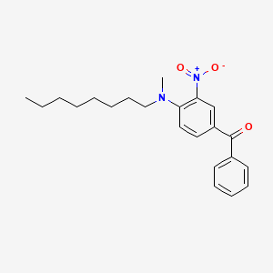 {4-[Methyl(octyl)amino]-3-nitrophenyl}(phenyl)methanone