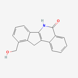 molecular formula C17H13NO2 B8505755 10-(hydroxymethyl)-6,11-dihydro-5H-indeno[1,2-c]isoquinolin-5-one CAS No. 927905-85-9