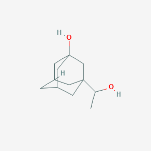 molecular formula C12H20O2 B8505772 3-(1-Hydroxyethyl)-1-adamantanol CAS No. 39917-40-3