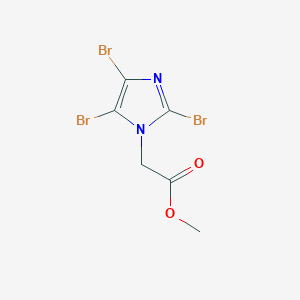 molecular formula C6H5Br3N2O2 B8505790 (2,4,5-Tribromo-imidazol-1-yl)-acetic acid methyl ester 