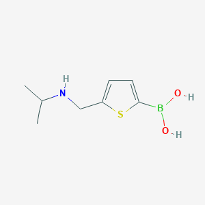 (5-{[(1-Methylethyl)amino]methyl}-2-thienyl)boronic acid