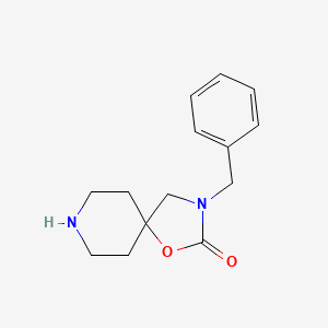 molecular formula C14H18N2O2 B8505867 3-Benzyl-1-oxa-3,8-diazaspiro[4.5]decan-2-one 