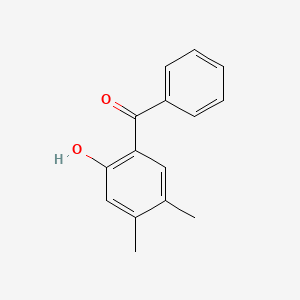 molecular formula C15H14O2 B8505928 (4,5-Dimethyl-2-hydroxy-phenyl)(phenyl)methanone CAS No. 4072-14-4
