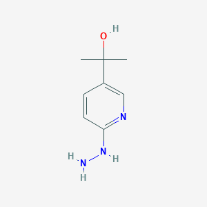 2-(6-Hydrazinylpyridin-3-yl)propan-2-ol