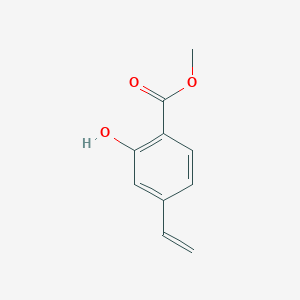 molecular formula C10H10O3 B8505963 2-Hydroxy-4-vinyl-benzoic acid methyl ester 
