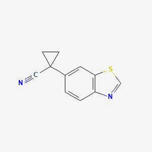 1-(1,3-Benzothiazol-6-yl)cyclopropanecarbonitrile