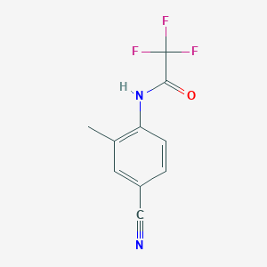 Acetamide, N-(4-cyano-2-methylphenyl)-2,2,2-trifluoro-