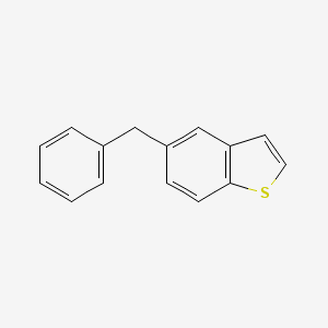 molecular formula C15H12S B8506023 5-Benzylbenzothiophene 