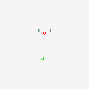 molecular formula ClH2O- B8506054 Chloride;hydrate CAS No. 25723-82-4