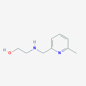 molecular formula C9H14N2O B8506070 2-[(6-Methyl-pyridin-2-ylmethyl)-amino]-ethanol 
