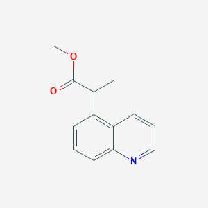 Methyl 2-(5-quinolyl)propanoate