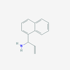 molecular formula C13H13N B8506098 1-(Napht-1-yl)-allylamine 