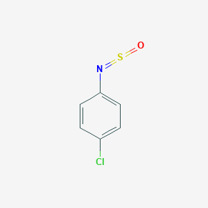 molecular formula C6H4ClNOS B085061 苯胺，4-氯-N-亚磺酰基- CAS No. 13165-68-9