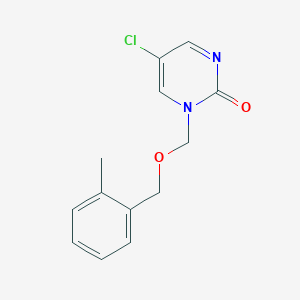 5-Chloro-1-{[(2-methylphenyl)methoxy]methyl}pyrimidin-2(1H)-one