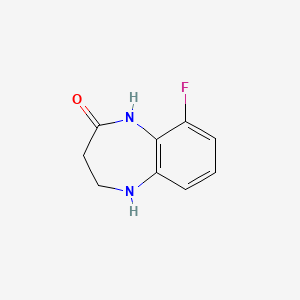9-fluoro-4,5-dihydro-1H-benzo[b][1,4]diazepin-2(3H)-one