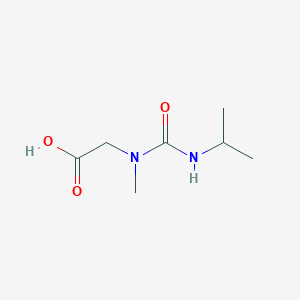 molecular formula C7H14N2O3 B8506173 (3-Isopropyl-1-methylureido)acetic acid 