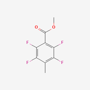 molecular formula C9H6F4O2 B8506175 Methyl 2,3,5,6-tetrafluoro-4-methylbenzoate 