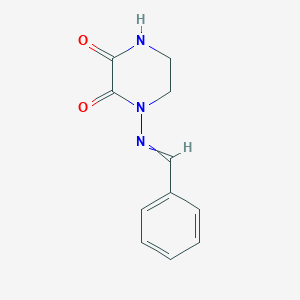 1-(Benzylideneamino)piperazine-2,3-dione