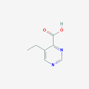 molecular formula C7H8N2O2 B8506383 5-Ethyl-pyrimidine-4-carboxylic acid 