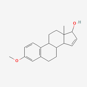 molecular formula C19H24O2 B8506403 3-Methoxy-13-methyl-6,7,8,9,11,12,14,17-octahydrocyclopenta[a]phenanthren-17-ol 