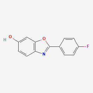 6-Hydroxy-2-(p-fluorophenyl)benzoxazole