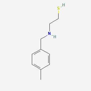 molecular formula C10H15NS B8506470 N-(4-methylbenzyl)-cysteamine 
