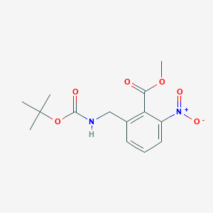 Methyl 2-(((tert-butoxycarbonyl)amino)methyl)-6-nitrobenzoate
