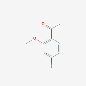 molecular formula C9H9IO2 B8506530 4'-Iodo-2'-methoxyacetophenone 