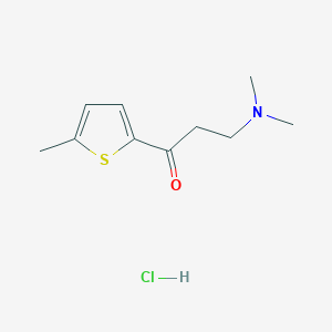 B8506540 3-(Dimethylamino)-1-(5-methylthiophen-2-yl)-1-propanone Hydrochloride CAS No. 40567-03-1