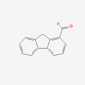 molecular formula C14H10O B8506570 9H-Fluorene-1-carbaldehyde CAS No. 50980-31-9