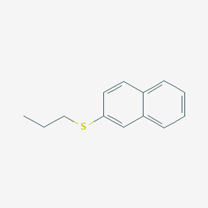 molecular formula C13H14S B8506599 2-(Propylsulfanyl)naphthalene CAS No. 75052-54-9
