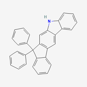 molecular formula C31H21N B8506624 12,12-Diphenyl-10,12-dihydro-10-azaindeno[2,1-b]fluorene 