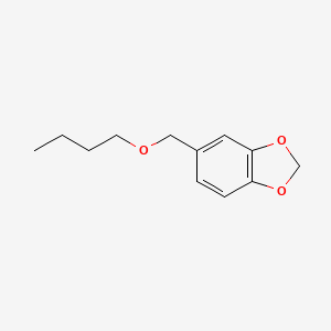 molecular formula C12H16O3 B8506627 Piperonyl butyl ether CAS No. 69173-15-5