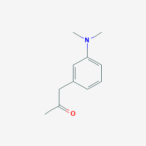 molecular formula C11H15NO B8506655 1-[3-(Dimethylamino)phenyl]-2-propanone CAS No. 73177-36-3