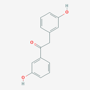 molecular formula C14H12O3 B8506675 1,2-Bis(3-hydroxyphenyl)ethanone CAS No. 63192-59-6