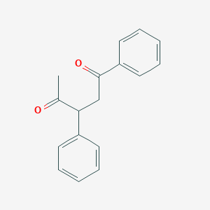 molecular formula C17H16O2 B8506761 1,3-Diphenylpentane-1,4-dione CAS No. 83188-10-7