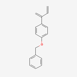 molecular formula C17H16O B8506784 1-(Benzyloxy)-4-(buta-1,3-dien-2-yl)benzene CAS No. 821798-74-7