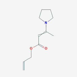 Prop-2-en-1-yl 3-(pyrrolidin-1-yl)but-2-enoate