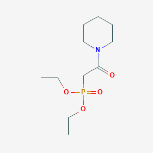 molecular formula C11H22NO4P B8506810 Diethyl [2-oxo-2-(piperidin-1-yl)ethyl]phosphonate CAS No. 27465-67-4