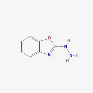 B085069 2-Hydrazino-1,3-benzoxazole CAS No. 15062-88-1
