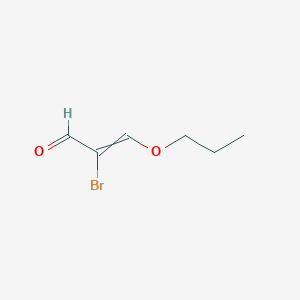 B8506965 2-Bromo-3-propoxyprop-2-enal CAS No. 623564-39-6