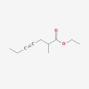 Ethyl 2-methyl-4-heptynoate