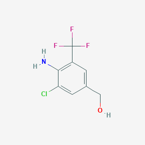(4-Amino-3-chloro-5-trifluoromethyl-phenyl)-methanol