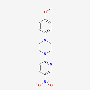 1-(4-Methoxyphenyl)-4-(5-nitro-2-pyridinyl)piperazine