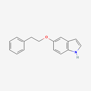 molecular formula C16H15NO B8507256 5-(2-Phenylethyloxy)indole 