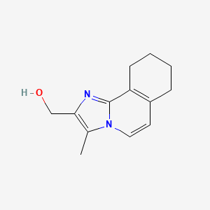 molecular formula C13H16N2O B8507263 (3-Methyl-7,8,9,10-tetrahydroimidazo[2,1-a]isoquinolin-2-yl)methanol 