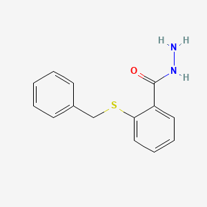 molecular formula C14H14N2OS B8507291 2-(Benzylsulfanyl)benzohydrazide CAS No. 51471-69-3