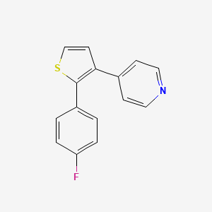 B8507310 4-[2-(4-Fluorophenyl)thiophen-3-yl]pyridine CAS No. 443685-67-4