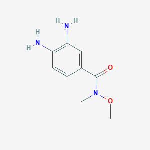 N-[methyl] N-[methoxy] 3,4-diaminobenzamide