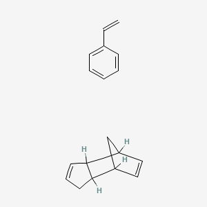 molecular formula C18H20 B8507349 Dicyclopentadiene styrene 